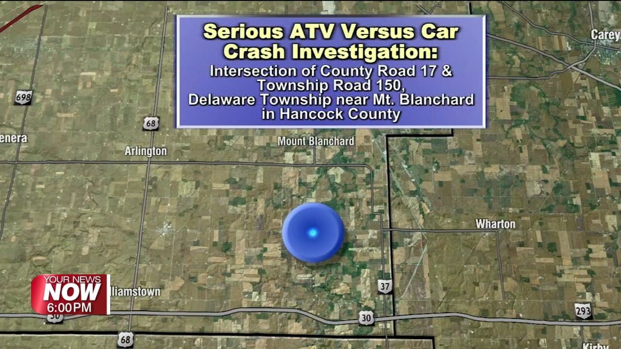 UPDATE: Kenton woman arrested after crash involving Hancock County teen